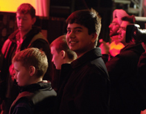 Zaashen in the Blue Peter studio