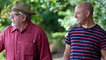 Rolf with Brendan Stuart Burns during filming in Pembrokeshire