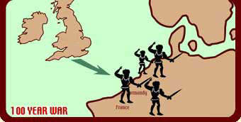 1337-1454 - 100 Year War