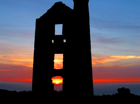 SSunset at Bosigran