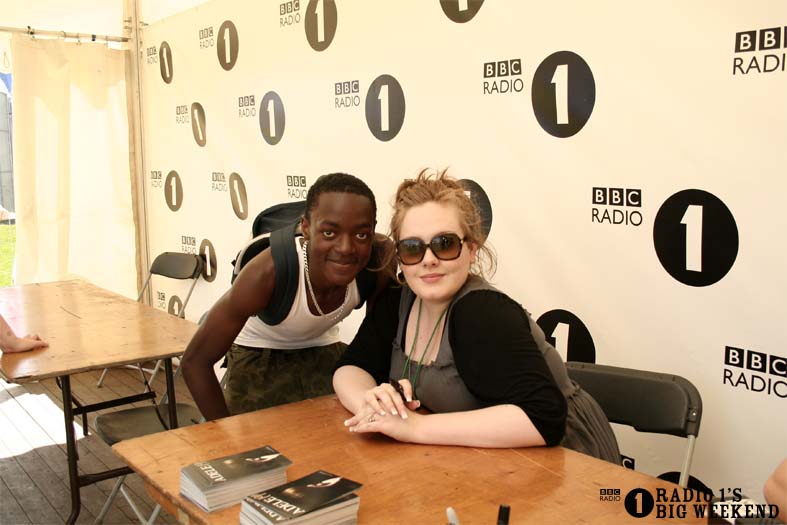 Signing sessions with Adele