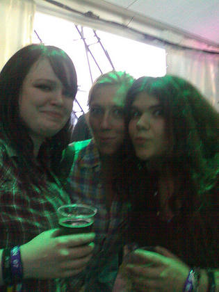 Angela, Michelle and friend