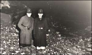 PC's Roy Malt and Arthur Tidswell in sutton on Sea , 1953.