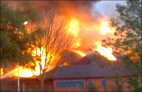 Rolls-Royce canteen fire