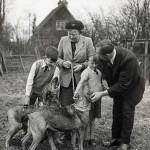 Our reunion with Irma, Psyche, and  Margaret Griffin, taken near Reading.1950.