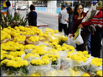 Chợ hoa của người Việt ở Orange County, California