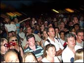 the crowd blurs