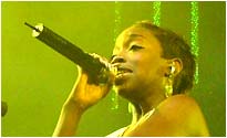 Estelle on stage