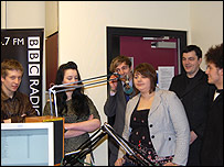 The Apprentices in our BBC Studio