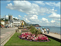 Teignmouth seafront