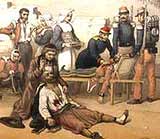 Image of the wounded being tended at the Crimea War in 1854
