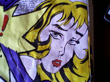 Pop art girl