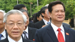 Tổng bí thư Nguyễn Phú Trọng và Thủ tướng Nguyễn Tấn Dũng