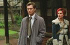Closer stars Jude Law and Natalie Portman in Postman's Park EC1