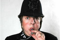Jo Brand as the Sergeant in