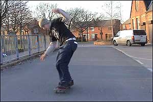 Skateboarding