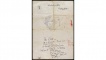 Directions to the Isle of Wight Festival, August 29, 1970: handwritten by Jimi Hendrix