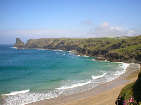 Bossiney beach