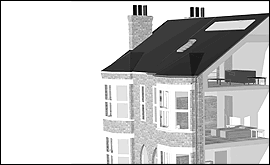 Plan of Nottingham's urban ecohome 