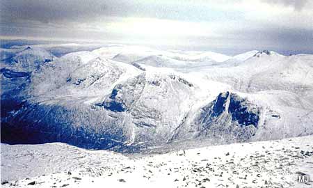 Snow Scene from Slieve Donard