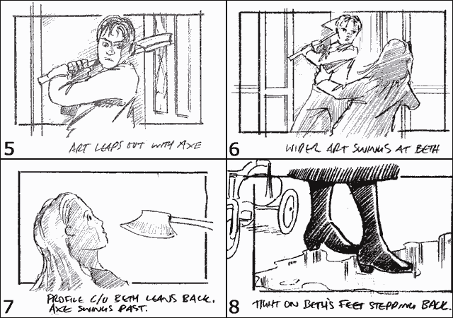 Storyboards created by Douglas Ingram