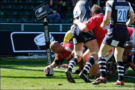 Dale Rasmussen scored a try
