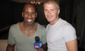 Spoony and David Beckham