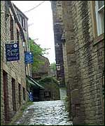 cobbled streets