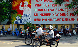 Hairy Bikers cycling in Vietnam