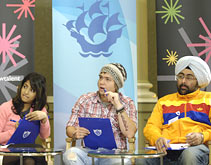 Konnie Huq, Sam Nixon and Hardeep Kohli