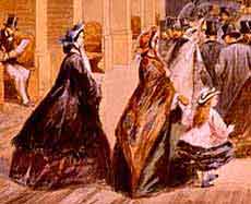 Image of Victorian women travelling independently