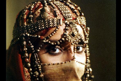 An actress protraying the Queen of Sheba