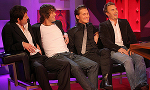 Take That meet Jonathan Ross