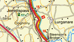 Newry canal map