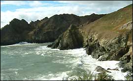 The coastline between Prawle Point and East Portlemouth