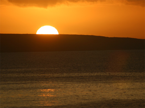 Sunset in Mousehole