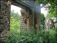 Picture: Remains of Trowse Newton Manor.