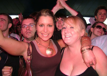Saturday crowd