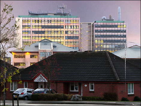 Artist's impression of the East and North Towers