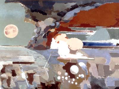 Battle of Germany 1944 by Paul Nash (Oil on canvas) 121.9 182.8