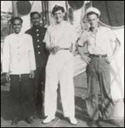 on deck in 1947