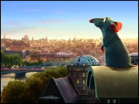 Depois do lançamento de 'Ratatouille', ratos viraram 'moda' em Paris