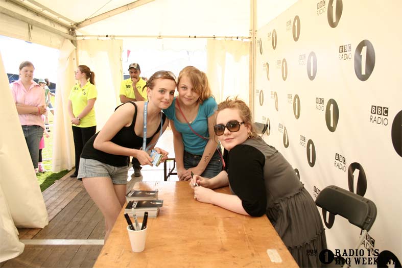 Signing sessions with Adele