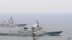 韩国导弹防御舰