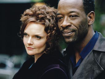 Titania (Sharon Small) and Oberon (Lennie James)