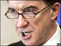 Cao ủy Thương mại Peter Mandelson 