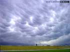 Wallpaper thumbnail: Mammatus clouds.