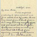 The letter to my aunt The letter to my aunt