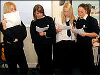Young people at Unity