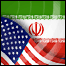 پرچم آمریکا و ايران